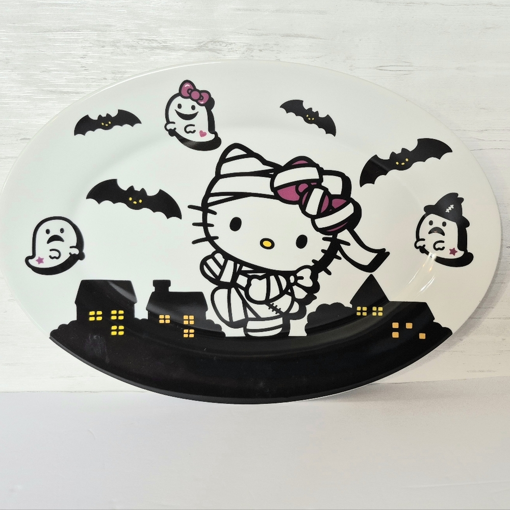 Hello Kitty Halloween Oval Platter - Ceramic, New!